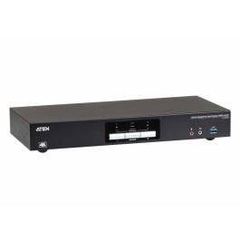 Aten CS1942DP Switch KVM 2 Puertos, 4K, USB 3.0, Doble DisplayPort, Dual Display, 3.5mm, RJ-45, HDCP, 335x156.6x44 mm