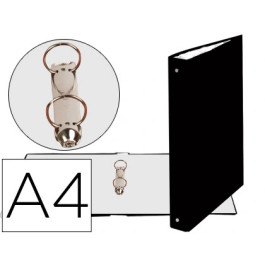 Exacompta Carpeta de 2 Anillas Redondas 30mm DIN A4 en Cartón Forrado Negro Precio: 2.98999954. SKU: B1BM8H28M9