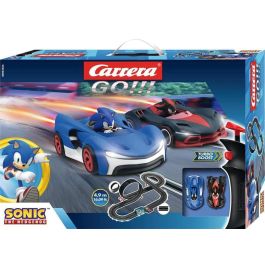 Pista sonic the hedgehog, incluye 2 coches (sonic y shadow) 4,9 metros Pista sonic the hedgehog, incluye 2 coches (sonic y shadow) 4,9 metros