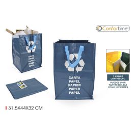 Confortime Bolsa Rafia Reciclaje Papel 32 cm (Ancho) x 44 cm (Largo) x 0.5 cm (Alto) (24 Unidades) Precio: 22.58999941. SKU: B1CXWK4MA6