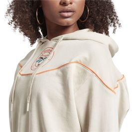 Sudadera con Capucha Mujer Reebok Reebok Classic Trail Beige