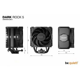 be quiet! Dark Rock 5 Multi Cooler de Aire para CPU | Sockets 1700, 1200, 1150, AM5, AM4