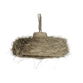 DKD Home Decor Lamps 2c 24 Lámpara de Techo Estilo Item Home Hecha a Mano Fibras Naturales 64 x 64 x 34 cm