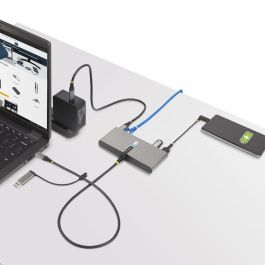 Cable USB Startech 5G2A1SGBB-USB-C-HUB Gris Cable USB Startech 5G2A1SGBB-USB-C-HUB Gris