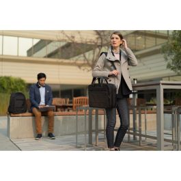 Kensington Maletín para portátil Contour 2.0 Business 15,6" negro Ergonómico, RFID, impermeable y resistente a pinchazos