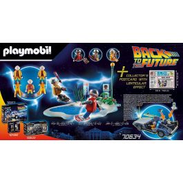 Playmobil Regreso Al Futuro Persecucion En Monopatín Con Marty McFly y Dr. Brown