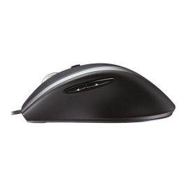 Logitech M500S Ratón con Cable Negro con Desplazamiento Hiperrápido, Precisión Láser y Botones Adelante/Atrás, Diseño Ergonómico