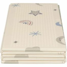 Nuby NUB0048526251261 Alfombra de Juego Reversible Arcoíris 200 x 150 x 1 cm