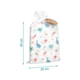 Muselina Con Estampado Marino 120x120 cm