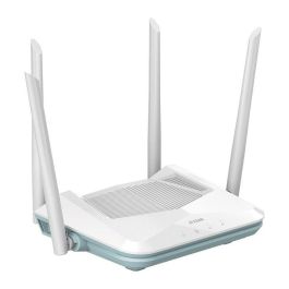 D-Link Router Wifi 6 R15 Eagle, Doble Banda (2.4GHz/5GHz), 4 Antenas, Gigabit Ethernet, Compatible con Asistente de Google