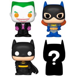 FUNKO Bitty POP! DC Comics The Joker Figuras (4-pack) con 1 Bitty Pop! Misterioso Raro/Hiperraro, Coleccionables con Estuche