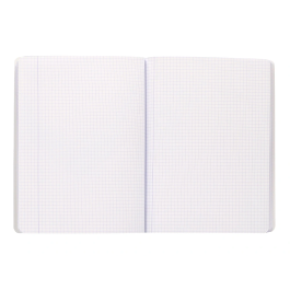 Antartik Libreta a5+ Plus Cosida 48 Hojas 90gr Cuadro 5mm con Margen 6 Colores Surtidos