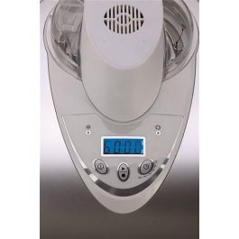 Ariete Heladera Gran Gelato Metal 693 Auto Refrigerante con Compresor Interno y Pantalla LCD para Helados Caseros