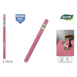 Mantel Fucsia en Rollo con Mandril 1x5m - Algon (16 Unidades) Precio: 24.50000014. SKU: B14X2F97F7