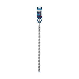 Bosch SDS plus-7X Broca para Martillo Perforador, 16 mm x 465 mm, para Hormigón y Piedra, Carburo de 4 Filos, SDS Plus, Color Gris