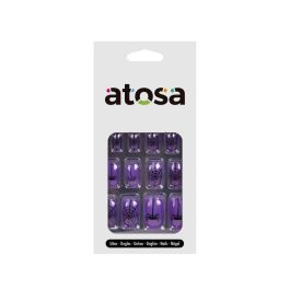 Uñas Postizas Halloween Moradas con Telaraña y Arañas Negras para Disfraz de Hechicera o Vampiresa Precio: 0.79000053. SKU: B15RA6EP9T