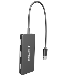 Gembird UHB-U2P4-04 Hub USB 2.0 de 4 Puertos para PC/Portátil, Velocidad 480 Mbit/s, Alimentación USB, Carcasa Plástico Negro Precio: 7.49999987. SKU: S5607297