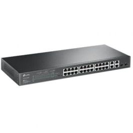 TP-Link TL-SL2428P Switch Omada Gestionado 28 Puertos (24x PoE+ 10/100, 4x Gigabit SFP/RJ45) 250W TP-Link TL-SL2428P Switch Omada Gestionado 28 Puertos (24x PoE+ 10/100, 4x Gigabit SFP/RJ45) 250W