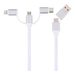 NK Nk-usb61-dis Cable Cargador 6 en 1, 1 m, Colores Surtidos, Carga Rápida