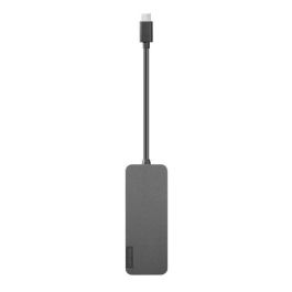 Lenovo Hub USB-C a 4x USB 3.0, Iron Grey, Adaptador Conectividad Múltiple