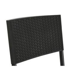 Mesa DKD Home Decor Negro 58 x 71.5 x 58 cm Set de 3