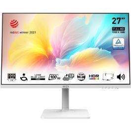 MSI Modern MD272XPWDE Monitor 27" Full HD IPS 100Hz 4ms Blanco, HDMI, DisplayPort, USB-C Precio: 173.5900001. SKU: B17SJJ3Z9T