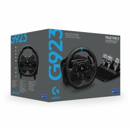 Logitech G G923 Volante + Pedales PC PlayStation 4 PlayStation 5 Negro