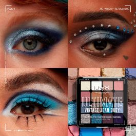 NYX PROFESSIONAL MAKE UP Paleta de Sombras Ultimate Vintage Jean Baby 16 sombras x 0.8 gr