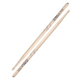 Zildjian 5A Baquetas de Hickory Anti-Vibe Natural - Diámetro 1.42cm, Longitud 40.64cm para Batería