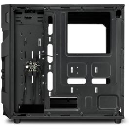 Sharkoon VG7-W RGB Caja de PC Midi Tower ATX Negro con Iluminación RGB para Placas Base ATX, Micro ATX, Mini-ATX
