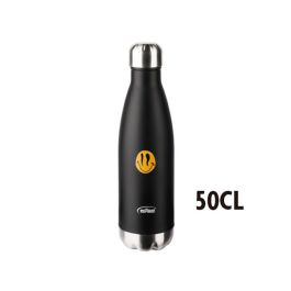 Botella Térmica de Acero Inoxidable Inoxibar Smiley 500 ml Negro Precio: 10.1156. SKU: B16N43CZX9