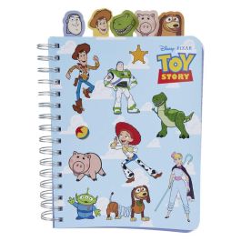 Loungefly Cuaderno Toy Story Disney, Tapa Plástico Esmerilado, Hojas Rayadas, 16.75x21.25cm
