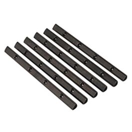 B-Tech BT8390-EXT SYSTEM X Kit de Extensión para Rieles de Videowalls y Señalización Digital - 6 Barras de Unión de Acero Negro