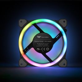 Thermaltake Ventilador Riing Trio 12 RGB 120mm TT Premium Edition para Radiador (3 Pack)