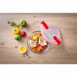 Pyrex AAAAY00560 Set 5 Recipientes Cook & Heat de Vidrio con Tapa y Válvula de Vapor para Almacenar y Microondas