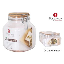 Borgonovo Tarro Hermético Primizie 2000 cc Tapa Bambú 13x13x17.5 cm (6 Unidades) Precio: 32.88999978. SKU: S2206087