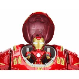 MARVEL Iron Man Figuras de Metal Articuladas 15 cm (Casco se Abre) + 5 cm