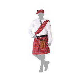 Disfraz Escocés Rojo Adulto XL Disfraz Escocés Rojo Adulto XL