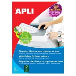 Apli Etiquetas Adhesivas 105x37 mm C-Rectos Láser Blanco 250 Hojas Precio: 49.89000005. SKU: S8400906