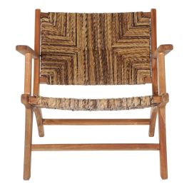 Sillón DKD Home Decor 70 x 78 x 68 cm Natural Teca Alpino Sillón DKD Home Decor 70 x 78 x 68 cm Natural Teca Alpino