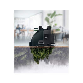 Petrus Grapadora 210 Recycle Negro, Capacidad 25 Hojas, Acero y Plástico Reciclado, Grapado Perfecto