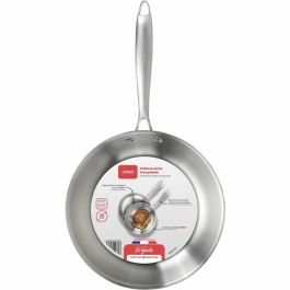 Livoo MEP157 Sartén Brigade de Acero Inoxidable Triple 20 cm - Apta para Todo Tipo de Fuegos, Inducción - Fabricada en Francia