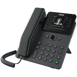 Fanvil V62W Teléfono IP Empresarial SIP PoE Gigabit Negro 12 Líneas USB 2.8" LCD
