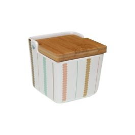 Salero con Tapa Versa Flint Cerámica 8,8 x 8,5 x 8,8 cm