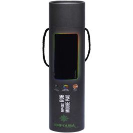 INCA IMP-022 Alfombrilla Gaming RGB-LED 770x295mm con Base Antideslizante USB Negra