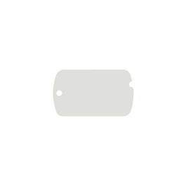 Placa identificativa Imarc Military Plateado