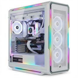 Corsair iCUE 5000T RGB Midi Tower Blanco PC Gaming con Panel de Vidrio Templado y Iluminación RGB Precio: 420.79000051. SKU: S7809728