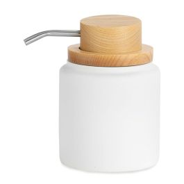 Andrea House Dispensador de jabón ba22084, Poliresina/madera fresno, Blanco, Ø9x13cm Precio: 17.5000001. SKU: B14QABSXW3