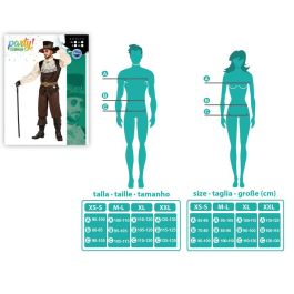 Disfraz Steampunk Hombre Adulto Distopía Talla M-L