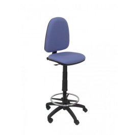 Taburete Piqueras Y Crespo Ayna Ergonomico Mecanismo De Contacto Permanente Regulable En Altura Y Aro Reposapies Asiento Y Respaldo Tapizados Bali Azul Claro Precio: 204.49999944. SKU: S5702394